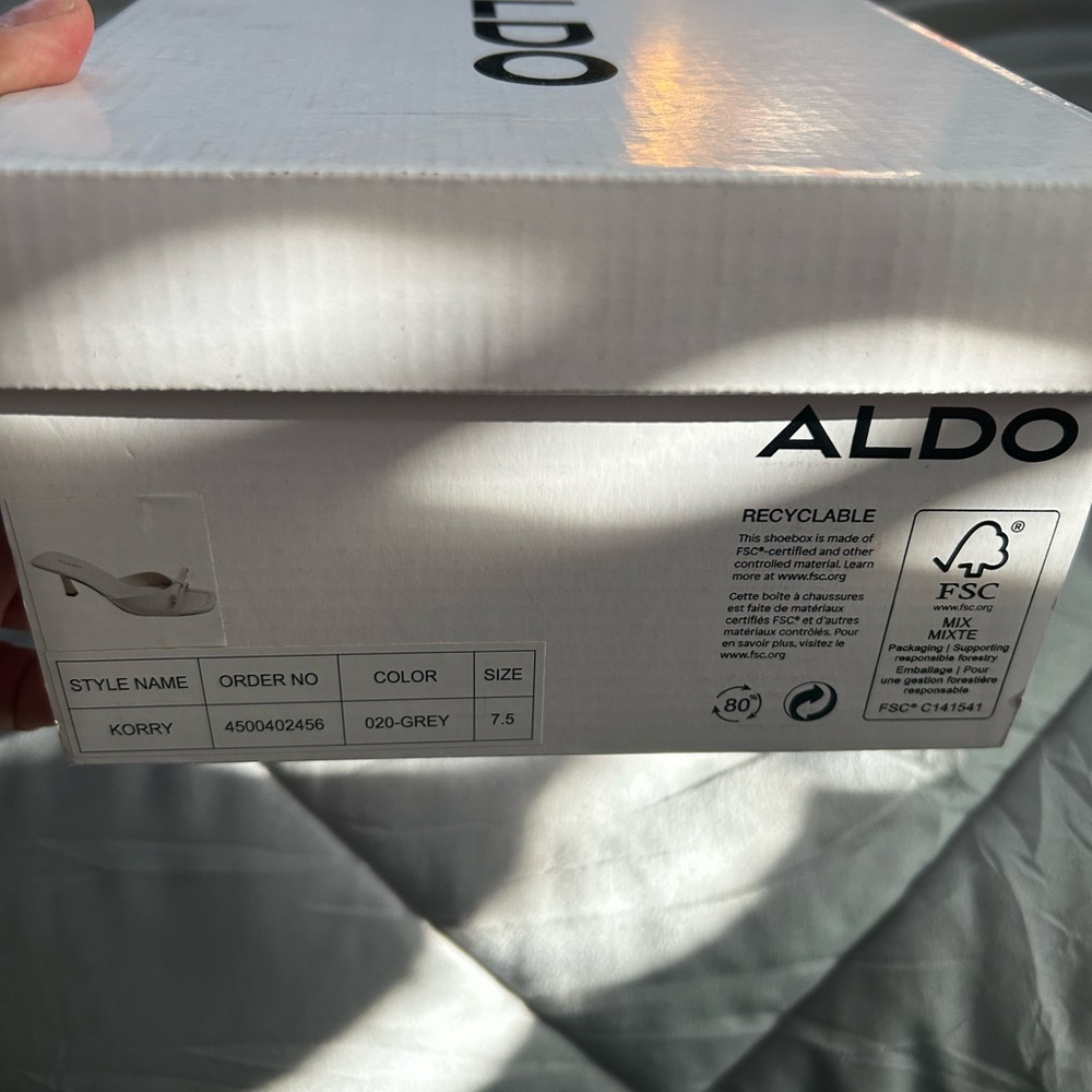 Aldo Elegant Gray Heels